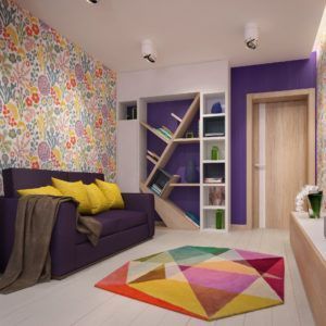 Фото girl room 3 300x300 - Дизайн интерьера 3-х комнатной квартиры